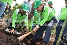 Hari Bumi Sedunia, Wabup Pelalawan Tanam Pohon